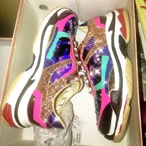 cape robbin sequin sneakers